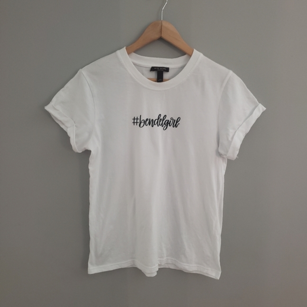 Henri Bendel #bendelgirl OS white tee